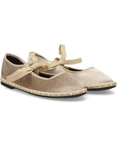 PUNTOSALAO MERCEDITAS TERCIOPELO BEIGE PLANAS LAZOS DE MUJER VARIOS COLORES