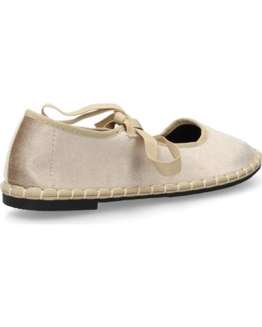 PUNTOSALAO MERCEDITAS TERCIOPELO BEIGE PLANAS LAZOS DE MUJER VARIOS COLORES