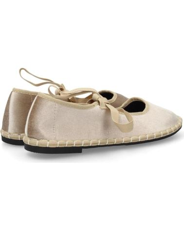 PUNTOSALAO MERCEDITAS TERCIOPELO BEIGE PLANAS LAZOS DE MUJER VARIOS COLORES