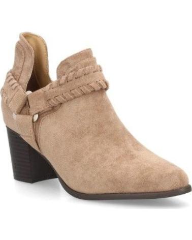 BOTINES PUNTOSALAO MUJER TACÓN MEDIO ESTILO CAMPERO S-5573-5573 VARIOS C