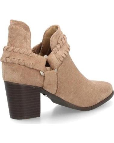 BOTINES PUNTOSALAO MUJER TACÓN MEDIO ESTILO CAMPERO S-5573-5573 VARIOS C