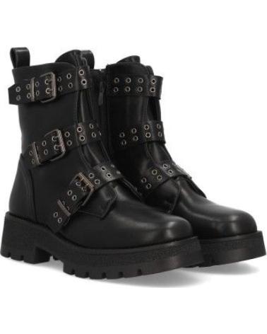 PUNTOSALAO BOTINES DE MUJER PUNTOSALAO ESTILO GRUNGE CON PLATAFORMA NEGRO XTY07 XTY