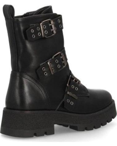 PUNTOSALAO BOTINES DE MUJER PUNTOSALAO ESTILO GRUNGE CON PLATAFORMA NEGRO XTY07 XTY