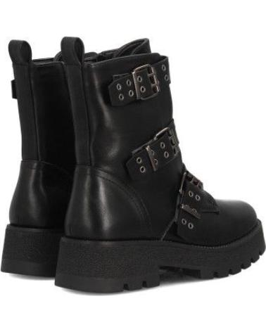 PUNTOSALAO BOTINES DE MUJER PUNTOSALAO ESTILO GRUNGE CON PLATAFORMA NEGRO XTY07 XTY