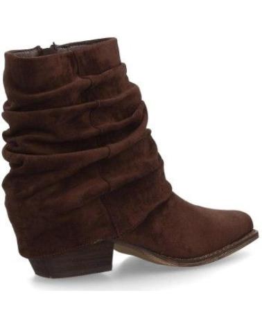 BOTINES DE MUJER PUNTOSALAO A-2509 CON TACÓN MEDIO Y CAÑA ARRUGADA A-2509 VARIOS