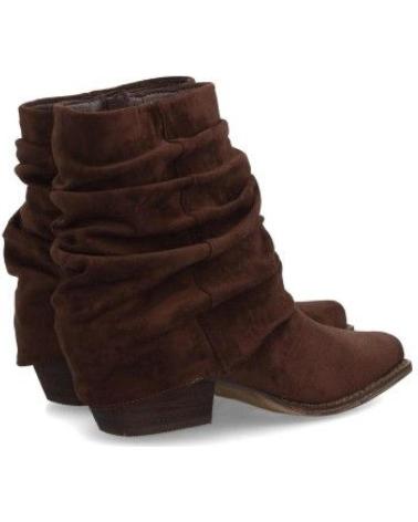 BOTINES DE MUJER PUNTOSALAO A-2509 CON TACÓN MEDIO Y CAÑA ARRUGADA A-2509 VARIOS