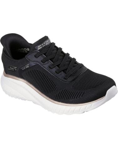 SKECHERS ZAPATILLAS SKECHERS MUJER CASUAL SLIP-INS NEGRO BLANCO 117497 NEGRO Y BLANCO