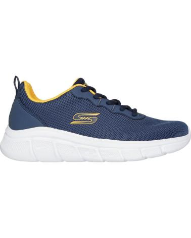 SKECHERS TÊNIS CASUAL MASCULINO SKECHERS 118109 AZUL MARINHO AZUL MARINO