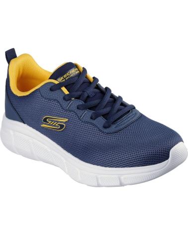 SKECHERS TÊNIS CASUAL MASCULINO SKECHERS 118109 AZUL MARINHO AZUL MARINO
