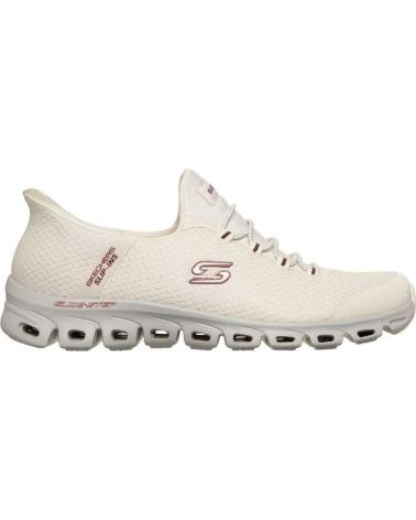 SKECHERS TÊNIS SKECHERS FEMININO SLIP-INS CASUAL CREME CREMA