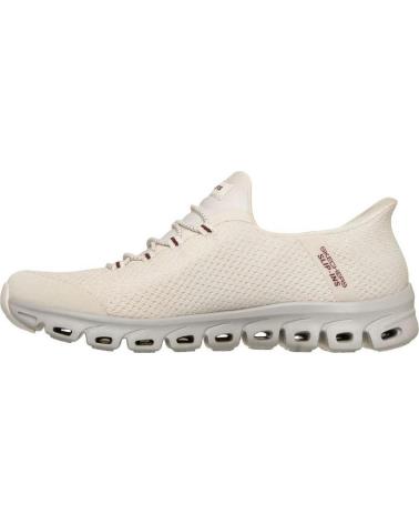 SKECHERS TÊNIS SKECHERS FEMININO SLIP-INS CASUAL CREME CREMA