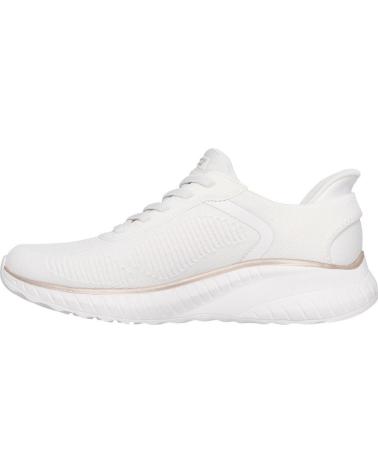 SKECHERS TÊNIS SKECHERS 117497 FEMININO CASUAL SLIP-INS BRANCO E DOURADO BLANCO Y ORO