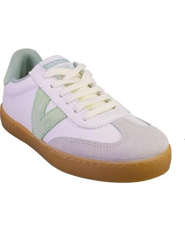 VICTORIA TÊNIS VICTORIA CASUAL FEMININO BRANCO E VERDE 1126206 BLANCO Y VERDE