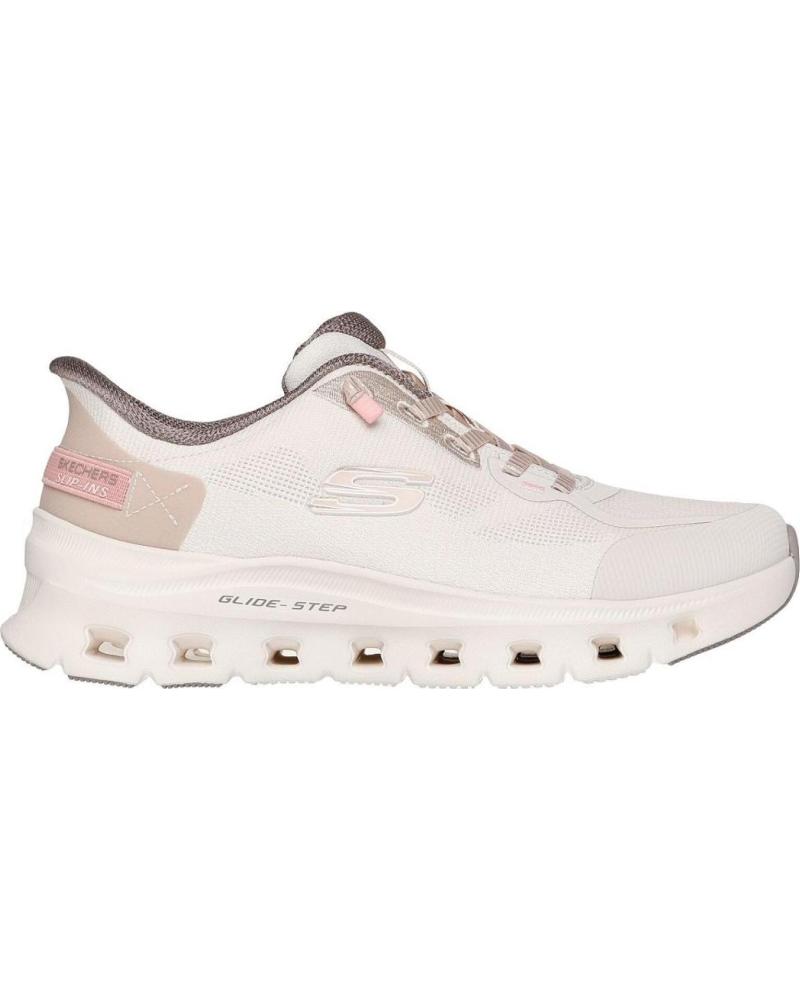 SKECHERS ZAPATILLAS SKECHERS MUJER SLIP-INS CASUAL BEIGE BEIGE