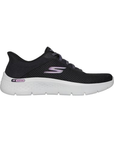 SKECHERS ZAPATILLAS SKECHERS MUJER SL 125516 CASUAL NEGRO BLANCO NEGRO Y BLANCO