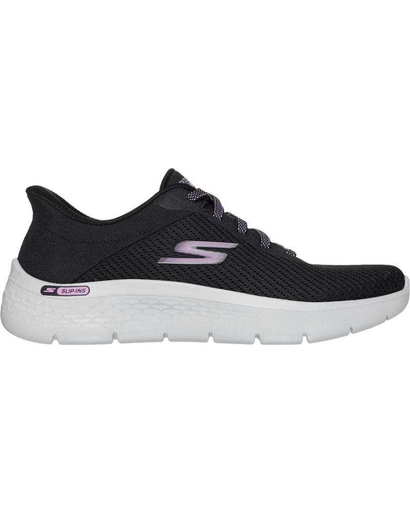 SKECHERS ZAPATILLAS SKECHERS MUJER SL 125516 CASUAL NEGRO BLANCO NEGRO Y BLANCO