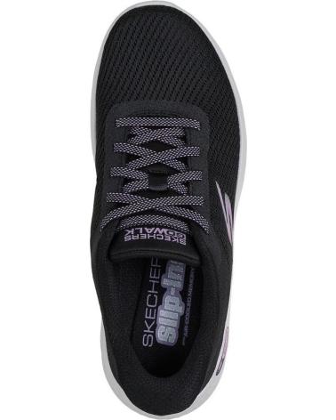 SKECHERS ZAPATILLAS SKECHERS MUJER SL 125516 CASUAL NEGRO BLANCO NEGRO Y BLANCO