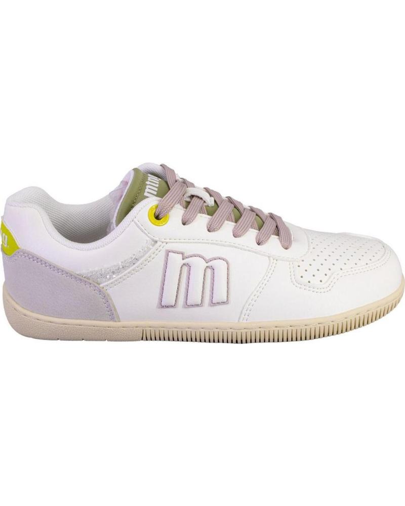 MTNG ZAPATILLAS MUSTANG CASUAL MUJER BLANCO Y VERDE BLANCO Y VERDE