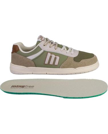 MTNG ZAPATILLAS CASUAL MUSTANG 84766PLITY HOMBRE BLANCO Y AZUL T