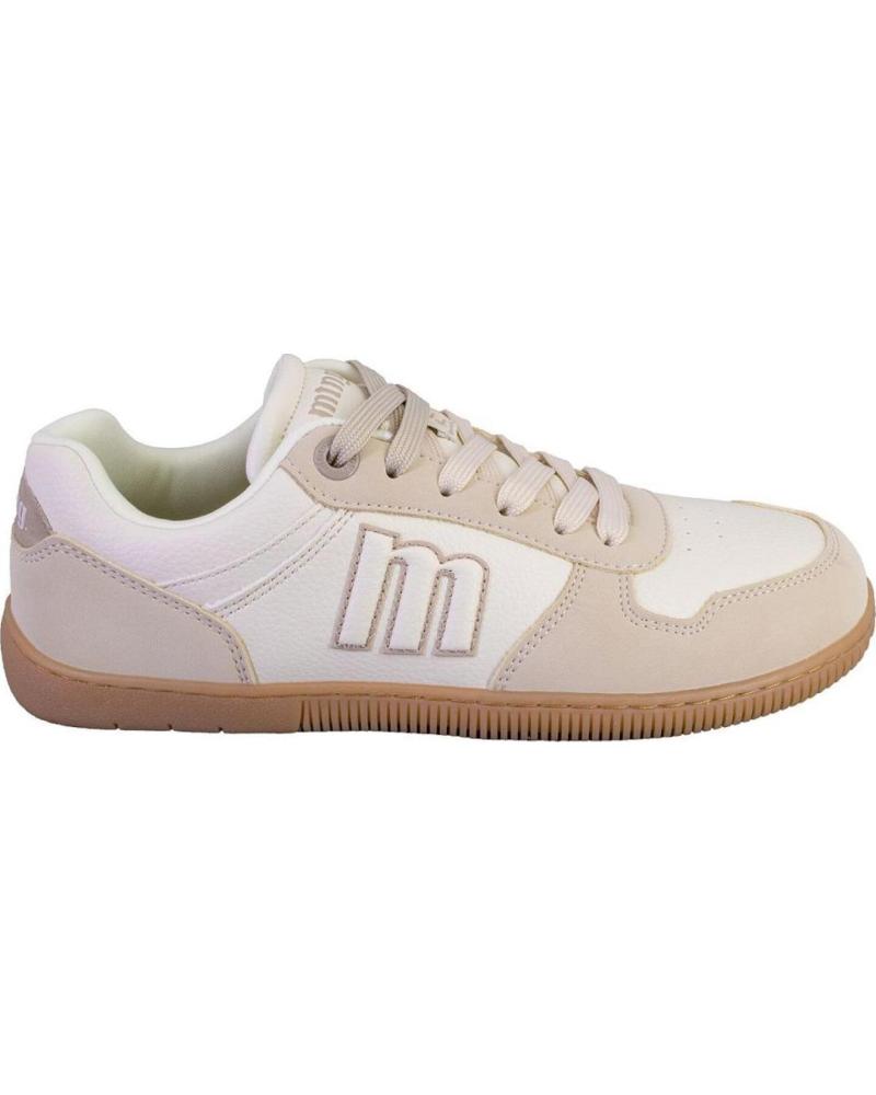 MTNG ZAPATILLAS CASUAL MUSTANG 60840-26 PARA MUJER, COLOR CREMA CREMA