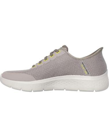 SKECHERS TÊNIS CASUAIS MASCULINOS SKECHERS 216332 SLIP-INS TAUPE TAUPE