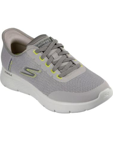 SKECHERS TÊNIS CASUAIS MASCULINOS SKECHERS 216332 SLIP-INS TAUPE TAUPE