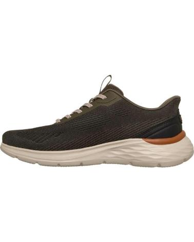 SKECHERS TÊNIS CASUAL MASCULINO SKECHERS SLIP-INS 211369 KAKI KAKI