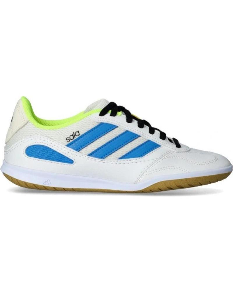 ADIDAS ADIDAS SUPER SALA III J WHITE BLUE SHOES BLANCO AZUL
