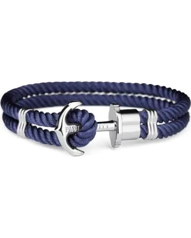 PULSERA PAUL HEWITT SAILOR LINE ANCLA AZUL MARINO