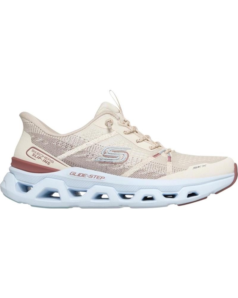 SKECHERS TÊNIS SKECHERS GLIDE-STEP ALTUS BEGE FEMININO BEIG