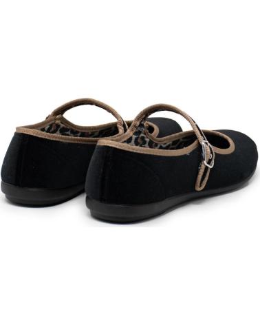 VUL-LADI SAPATOS MERCEDES DE VELUDO PRETO FEMININOS NEGRO