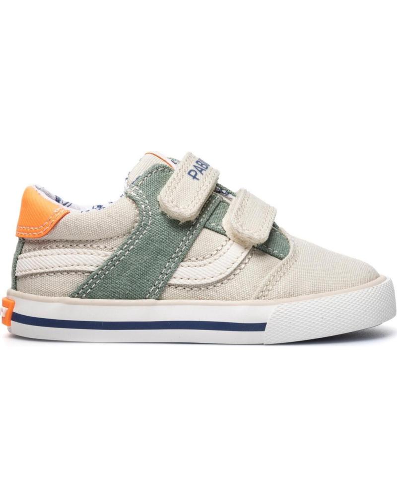 PABLOSKY LONA CON VELCROS PARA NINO 984630 COLOR BEIG