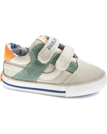 PABLOSKY LONA CON VELCROS PARA NINO 984630 COLOR BEIG