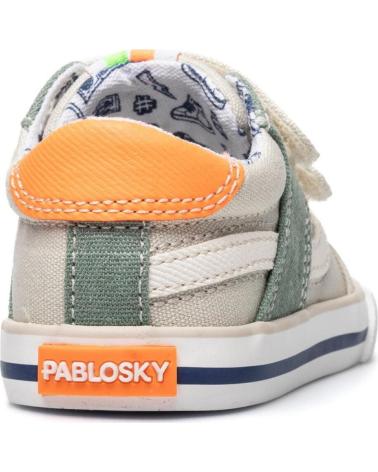 PABLOSKY LONA CON VELCROS PARA NINO 984630 COLOR BEIG