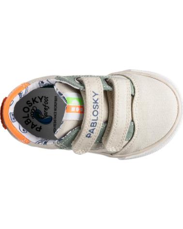 PABLOSKY LONA CON VELCROS PARA NINO 984630 COLOR BEIG