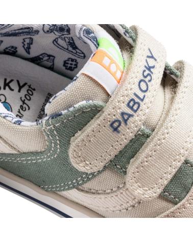 PABLOSKY LONA CON VELCROS PARA NINO 984630 COLOR BEIG