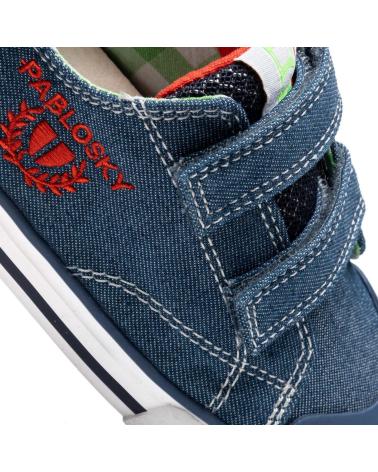 PABLOSKY TÊNIS DE LONA PABLOSKY COM FECHO DUPLO DE VELCRO PARA MENINO JEANS