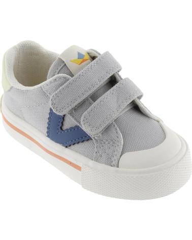 VICTORIA ZAPATILLAS VICTORIA BASKET TRIBU DEPORTIVAS GRIS VELCRO GRIS
