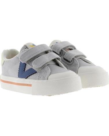 VICTORIA ZAPATILLAS VICTORIA BASKET TRIBU DEPORTIVAS GRIS VELCRO GRIS