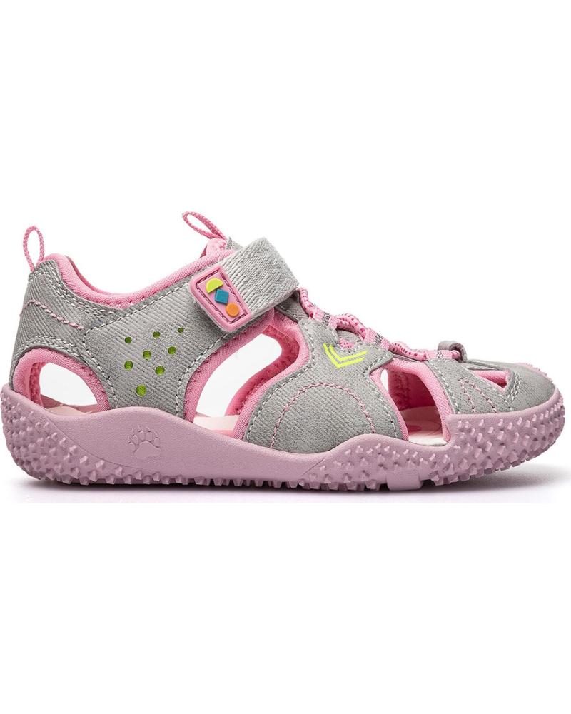 PABLOSKY SANDALIA PABLOSKY NIÑA 985855 ZARPA GRIS ROSA GREYPINK