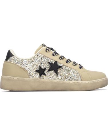 TEDDY SMITH ZAPATILLAS TEDDY SMITH CON ESTRELLAS Y ACABADO GLITTER EN COLOR DORADO ORO