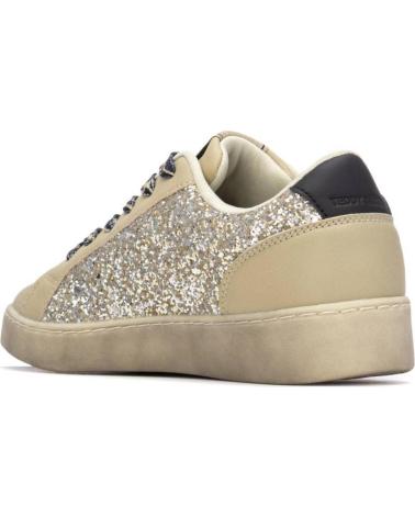 TEDDY SMITH ZAPATILLAS TEDDY SMITH CON ESTRELLAS Y ACABADO GLITTER EN COLOR DORADO ORO