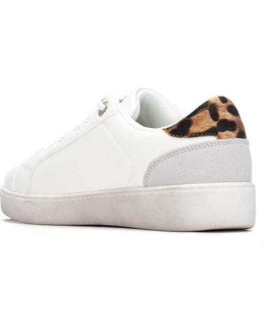 TEDDY SMITH TEDDY SMITH ZAPATILLAS BLANCAS CON DETALLE ANIMAL PRINT ORO