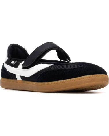 XTI ZAPATILLAS XTI MARY JANE NEGRO CON CIERRE DE VELCRO NEGRO