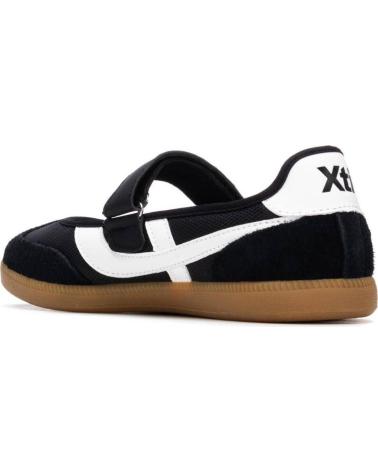 XTI ZAPATILLAS XTI MARY JANE NEGRO CON CIERRE DE VELCRO NEGRO