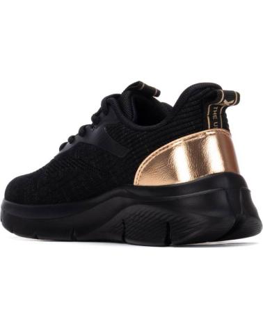 XTI TÊNIS XTI MODELO 145170 PRETO COM DETALHE DOURADO NEGRO