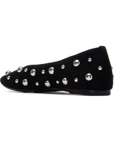 XTI ZAPATOS PLANOS XTI CON TACHUELAS NEGROS NEGRO