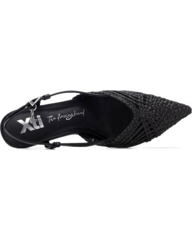 XTI ZAPATOS DE TACÓN XTI PARA MUJER, MODELO 145301, COLOR NEGRO NEGRO