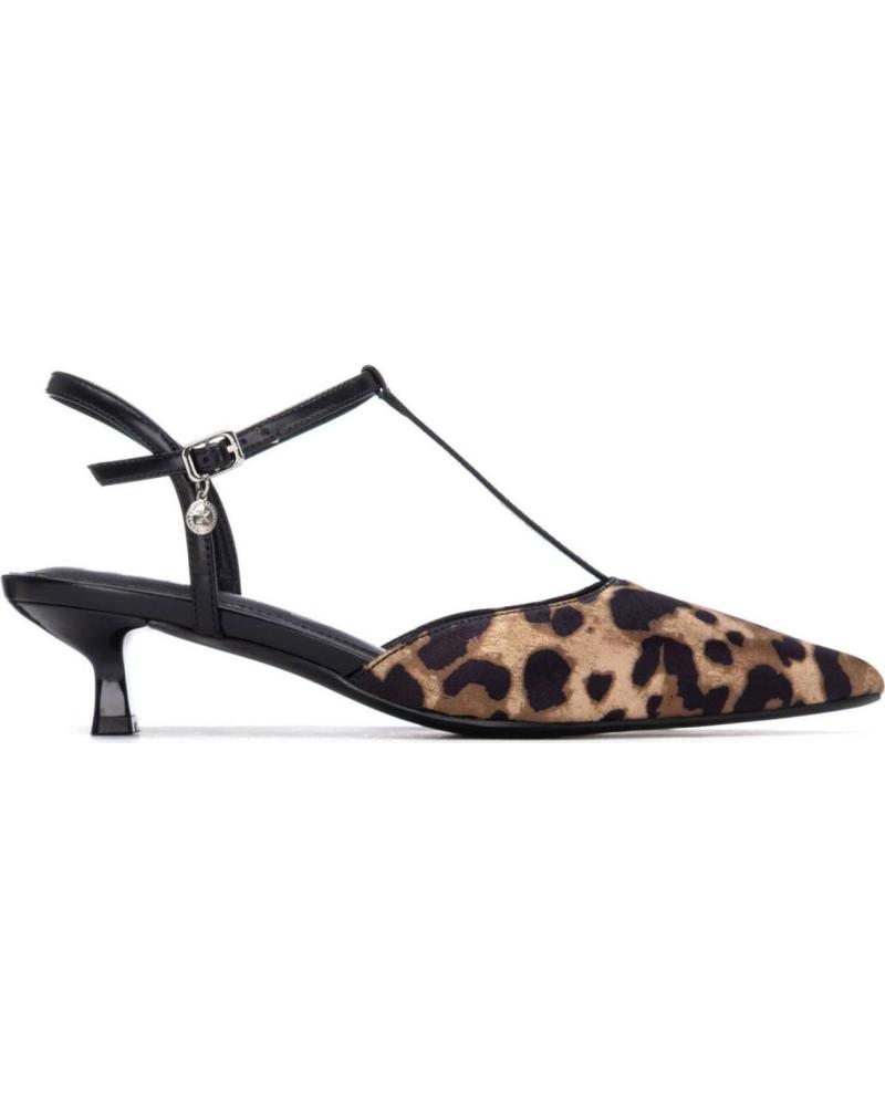 XTI ZAPATOS DE TACÓN XTI CON ESTAMPADO DE LEOPARDO Y TIRAS T LEOPARDO