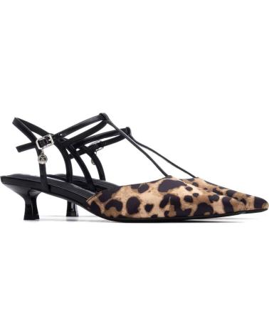 XTI ZAPATOS DE TACÓN XTI CON ESTAMPADO DE LEOPARDO Y TIRAS T LEOPARDO